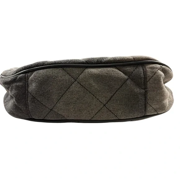 Steve Madden | NWOT Quilted Denim Crossbody + Wallet | Grey/Black - Picture 8 of 15